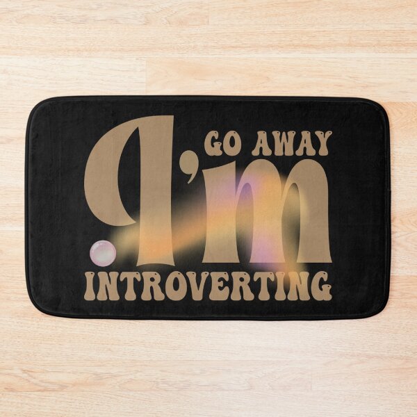 Item preview, Go Away I’m Introverting – Soft Aesthetic Introvert Quote in Earth Tones designed and sold by Aquarius-club.