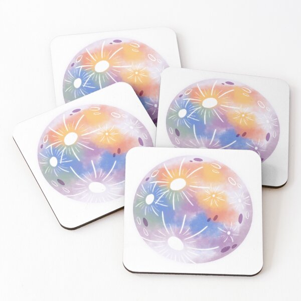 Item preview, Colourful Moon - without background  designed and sold by Soph's Studio.