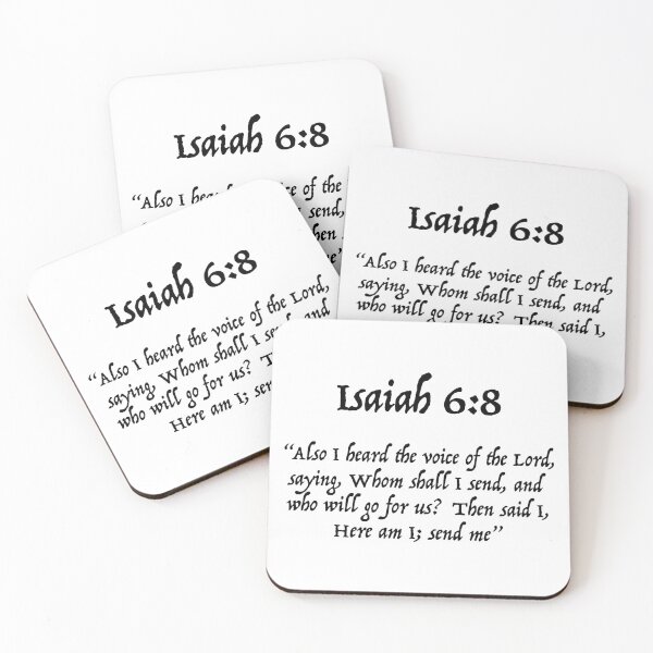 Item preview, Bible Verse Isaiah 6:8 KJV designed and sold by GuyBlank.