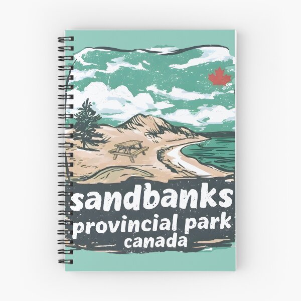 Artikelvorschau, Sandbanks Provincial Park Aquarelllandschaft Strand entworfen und verkauft von HowToCanadian.