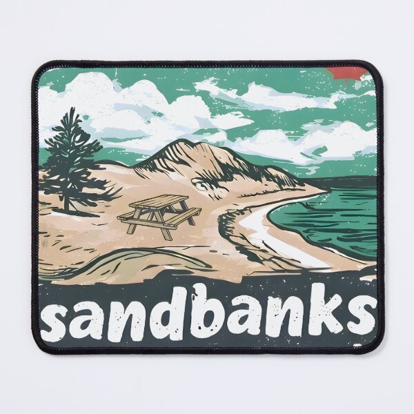 Item preview, Sandbanks Provincial Park Watercolor Landscape Beach  designed and sold by HowToCanadian.