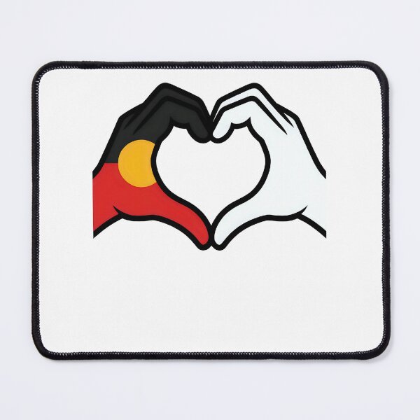 Item preview, Unity Indigenous & non-Indigenous heart hands symbol designed and sold by Lady-Frost.