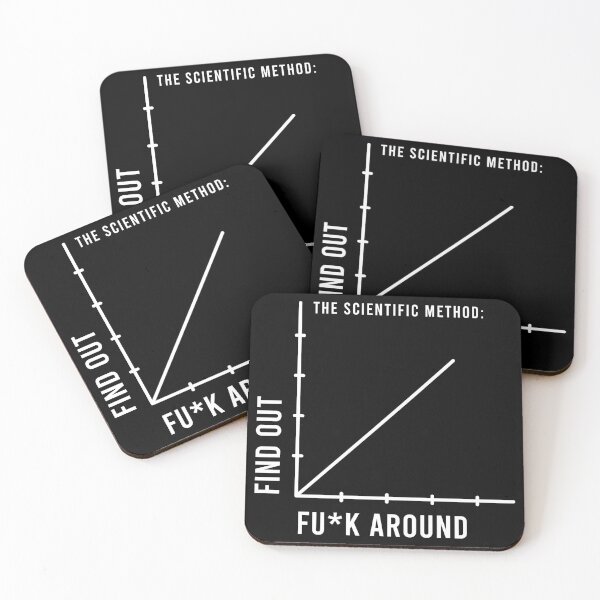 Item preview, Fu*k Aound And Find Out - Funny Sarcastic Scientific Method Graph Chart designed and sold by kolshi-shop.