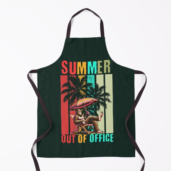 Item preview, Out Of Office Funny Monkey Beach Vacation Retro Vintage Summer T-Shirt designed and sold by Negisandeep studio.
