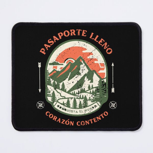 Item preview, Pasaporte lleno corazón contento - Full passport happy heart - travel lover designed and sold by My-Queens-Store.