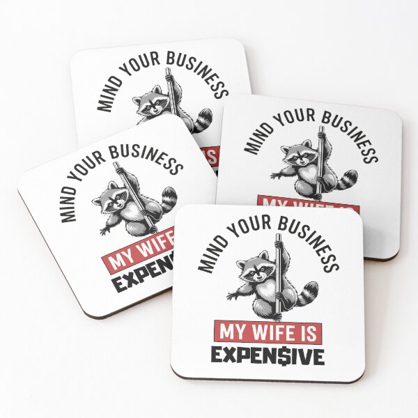 Item preview, Mind Your Business Raccoon Pole Dancing Money designed and sold by Maniutek.