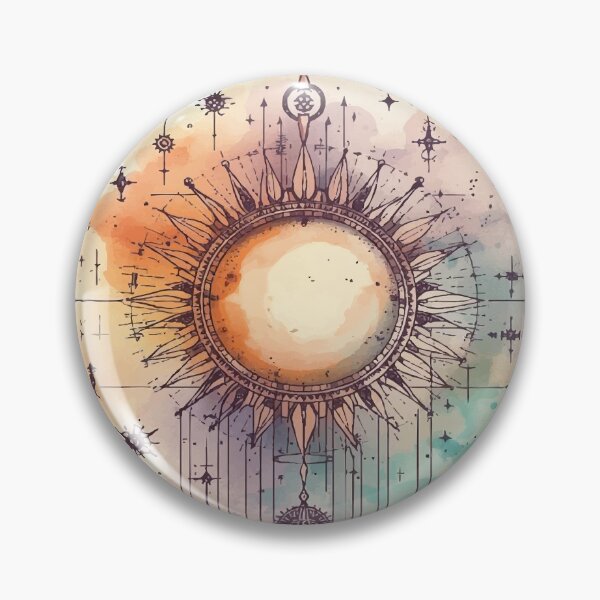 Item preview, Celestial Sun Talisman designed and sold by AbstractAnom.
