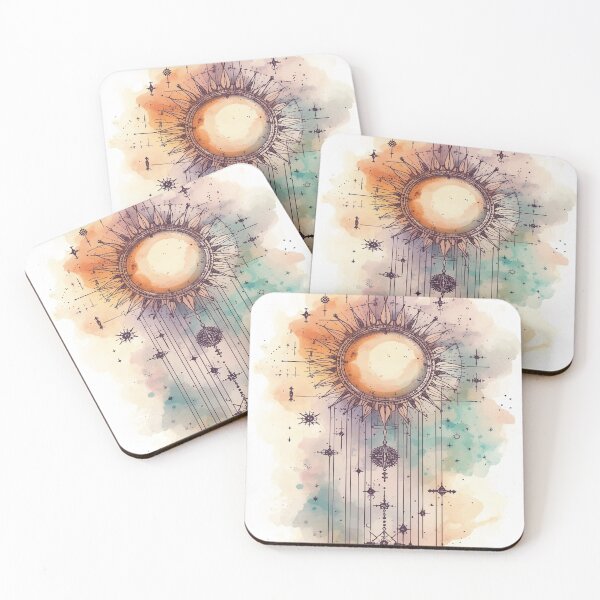 Item preview, Celestial Sun Talisman designed and sold by AbstractAnom.