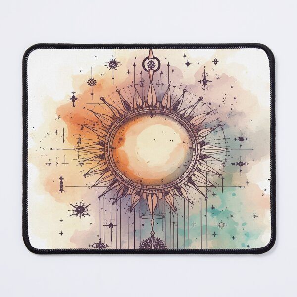Item preview, Celestial Sun Talisman designed and sold by AbstractAnom.