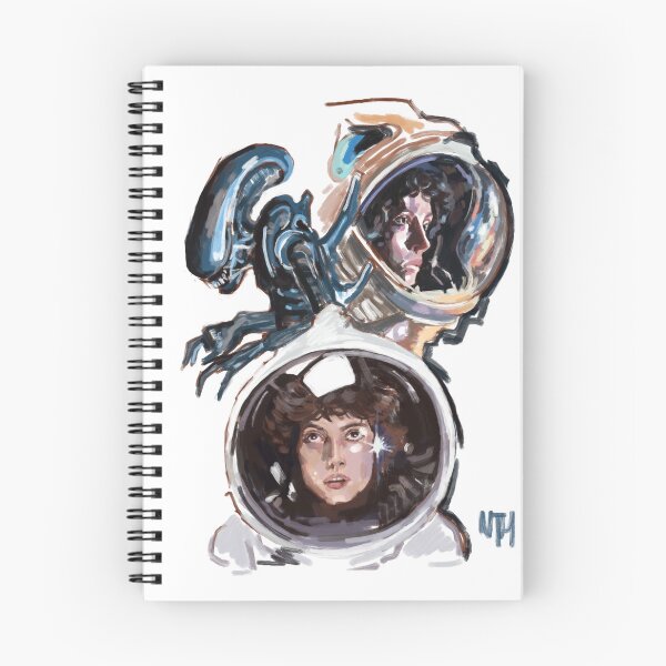 Item preview, Alien (1979) Ripley and Xenomorph painting designed and sold by LambertSimnel.