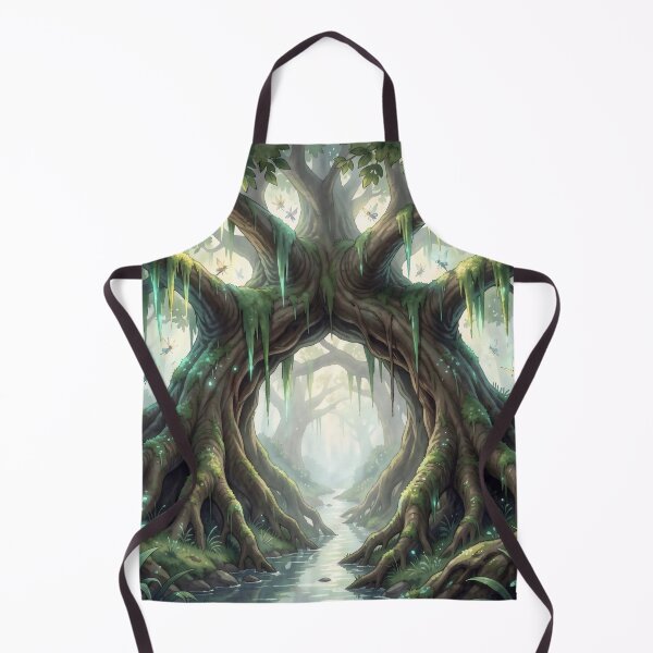 Item preview, Enchanted Forest Portal: The Whispering Twin Trees designed and sold by Serene Strokes Art.