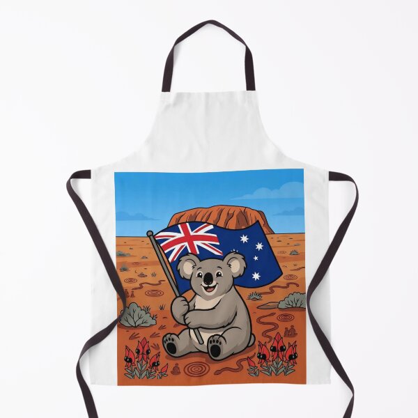 Item preview, Happy Koala bear Australian flag Mabo Day celebration designed and sold by Lady-Frost.