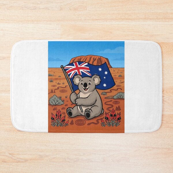 Item preview, Happy Koala bear Australian flag Mabo Day celebration designed and sold by Lady-Frost.