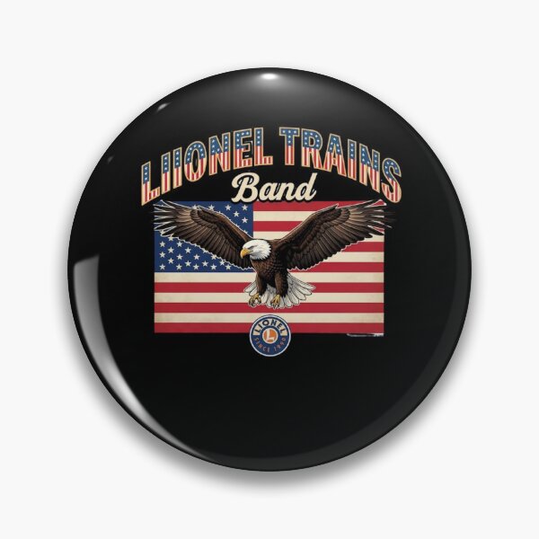 Artikelvorschau, Lionel Trains Band Patriotisches Adler-Design entworfen und verkauft von PowerSSales.