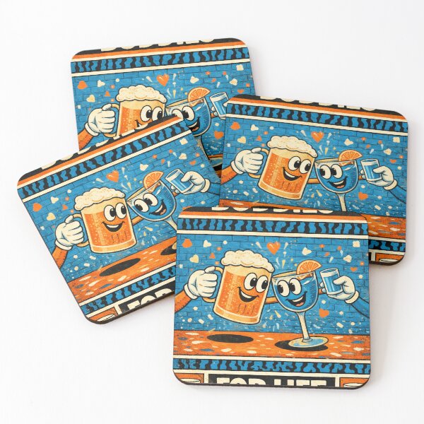 Item preview, Drinking Buddies Forever designed and sold by minthoria.