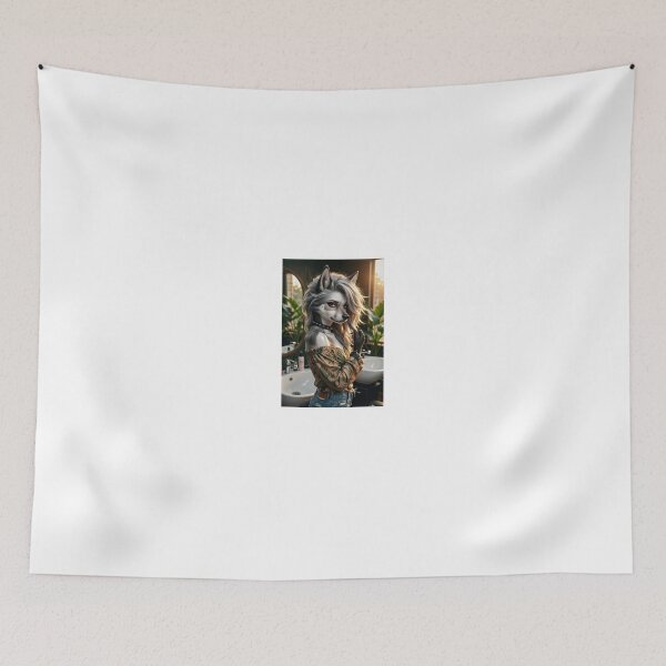 Item preview, Loona wearing floral top near a house plant designed and sold by CathryneDelamort.