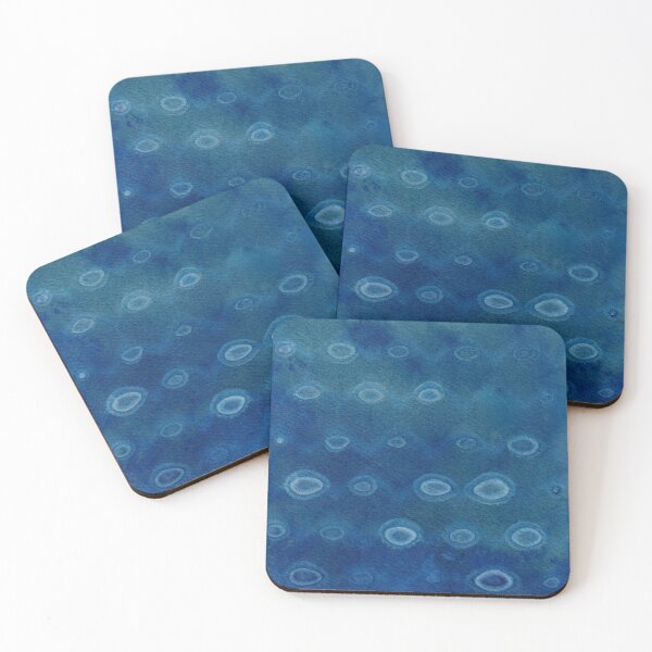 Item preview, No 3 Dark Blue Abstract Cyanotype Moody Modern Texture Organic Decor designed and sold by NicoleGiger.Studio.