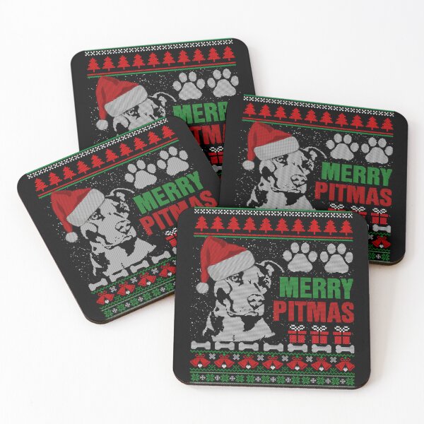 Item preview, Ugly Sweater Christmas Pitbull Lover Santa Hat  designed and sold by ‪Laila Eisa‬‏.