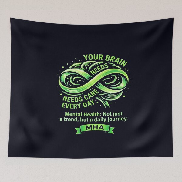 Item preview, mental health awareness day designed and sold by  Mudikeys.
