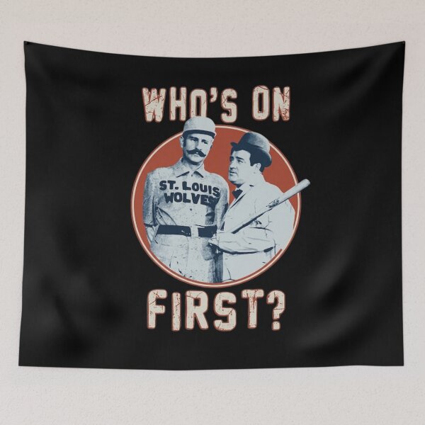 Item preview, Who’s On First Vintage Baseball Comedy Shirt designed and sold by PowerSSales.