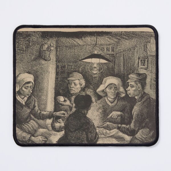 Item preview, Les Mangeurs De Pommes De Terre by Vincent van Gogh: Rustic Peasant Interior Poster designed and sold by artofuniverse.
