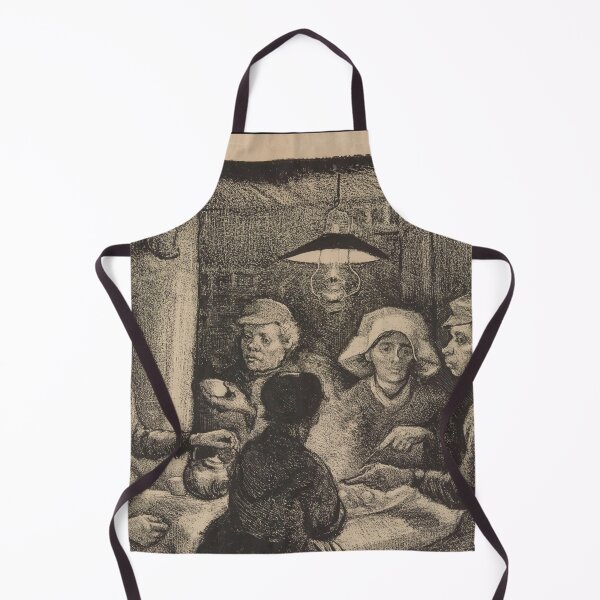 Item preview, Les Mangeurs De Pommes De Terre by Vincent van Gogh: Rustic Peasant Interior Poster designed and sold by artofuniverse.