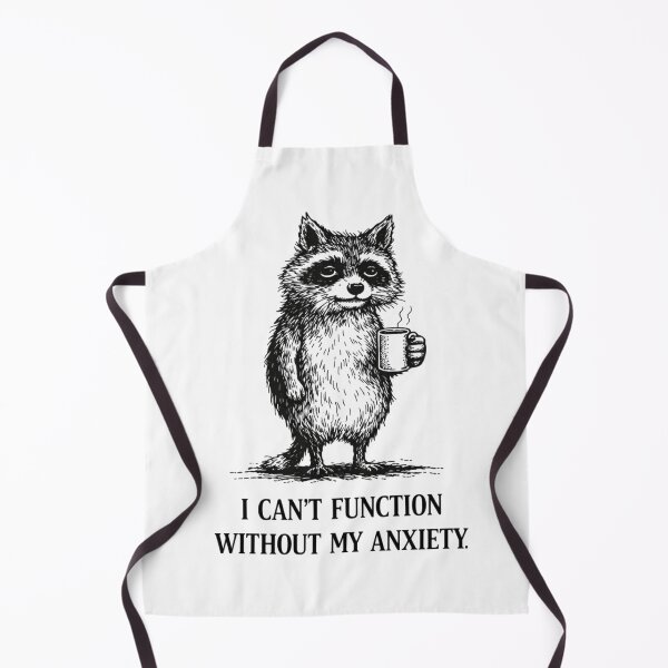 Item preview, Anxiety Raccoon Coffee Meme – I Can’t Function Without My Anxiety designed and sold by Region.