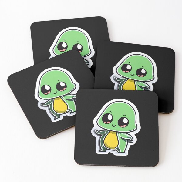 Item preview, Cute Kawaii Turtle Sticker | Chibi Baby Turtle Cartoon Pastel Aesthetic Animal designed and sold by astersgraphics.
