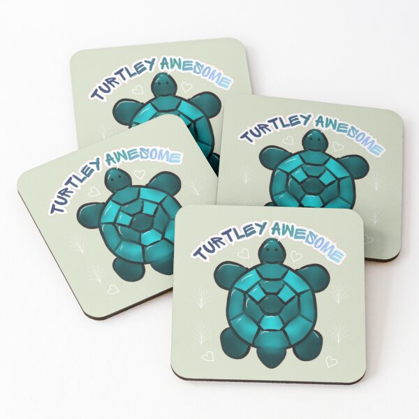 Item preview, Turtley Awesome Turtle Cute Pun Funny Animal Gift designed and sold by HopeAndHustle.