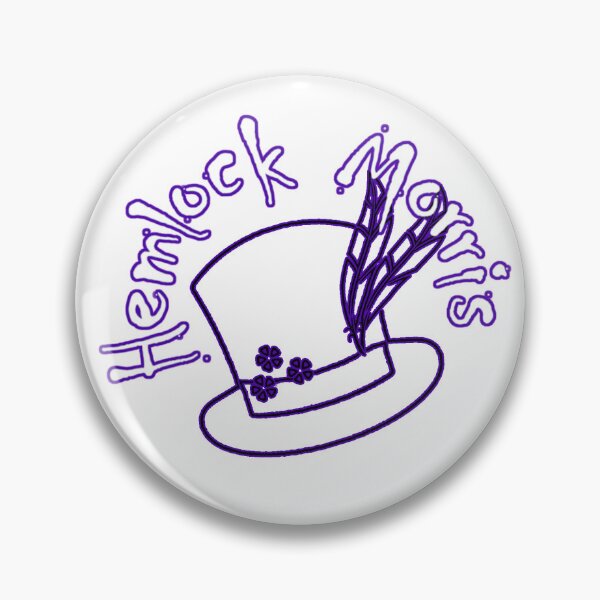 Item preview, Hemlock Morris logo in purple outline designed and sold by Hemlock-Morris.