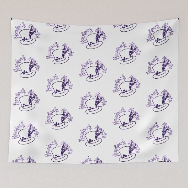 Item preview, Hemlock Morris logo in purple outline designed and sold by Hemlock-Morris.