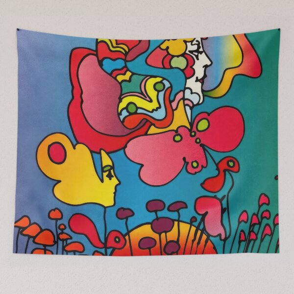 Item preview, peter max (11) - Peter Max Style Psychedelic Pop Art — Bold Colors Cosmic Retro 60s Print designed and sold by KirstenShShop.