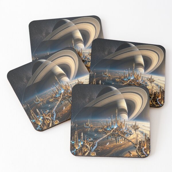 Item preview, The Golden Spires of Saturn designed and sold by RavenCrow444.