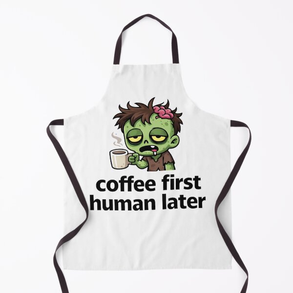 Item preview, Coffee First Human Later Zombie designed and sold by MonkiFlipp.