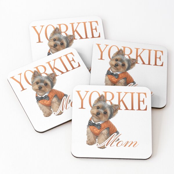 Item preview, Yorkie Mom Stylish Dog Art Illustration designed and sold by Lion-style.