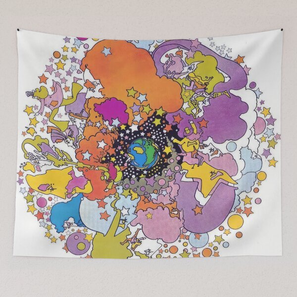 Item preview, peter max (14) - Peter Max Style Psychedelic Pop Art — Bold Colors Cosmic Retro 60s Print designed and sold by KirstenShShop.