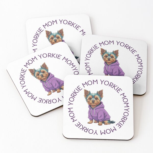 Item preview, Yorkie Mom Stylish Dog Art Illustration designed and sold by Lion-style.