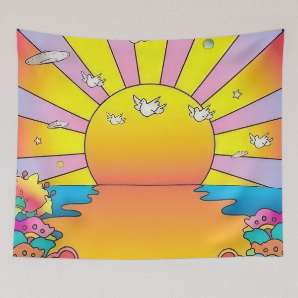 Item preview, peter max (15) - Peter Max Style Psychedelic Pop Art — Bold Colors Cosmic Retro 60s Print designed and sold by KirstenShShop.