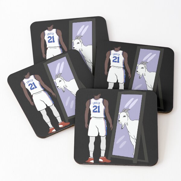 Item preview, Joel Embiid Mirror GOAT  designed and sold by Verveloop.