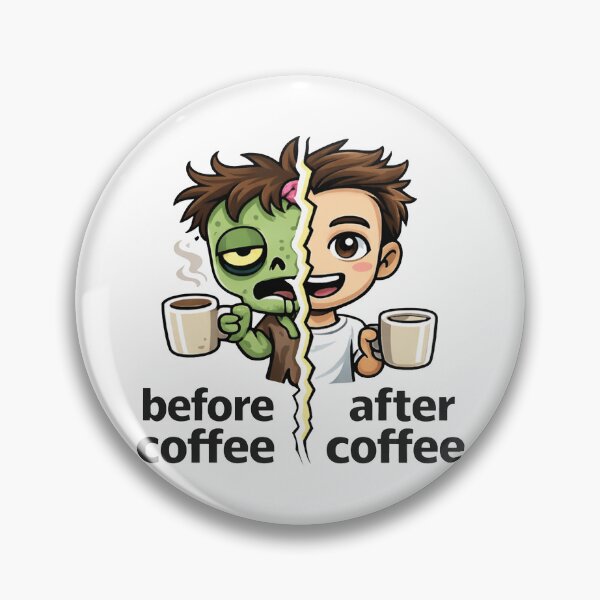 Item preview, Before Coffee After Coffee Funny designed and sold by MonkiFlipp.