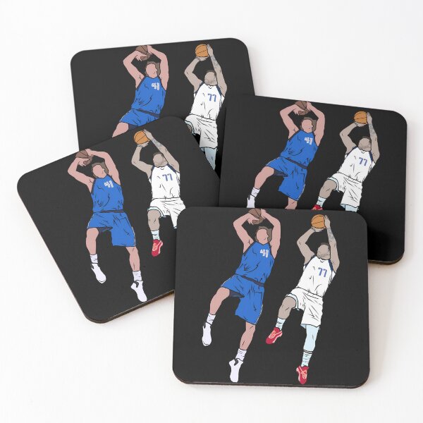 Item preview, Dirk Nowitzki and Luka Doncic Fadeaway  designed and sold by Verveloop.