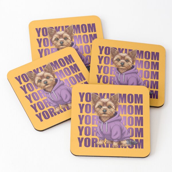 Item preview, Yorkie Mom Stylish Dog Art Illustration designed and sold by Lion-style.