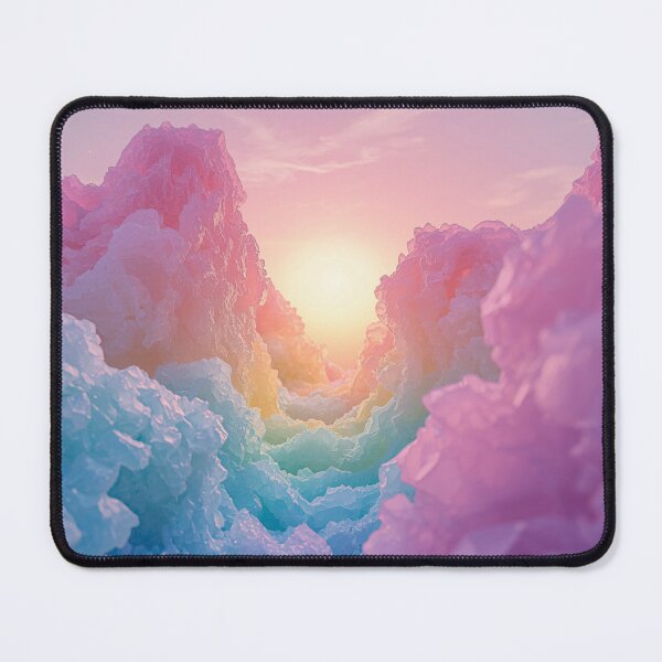 Item preview, Pastel Crystal Canyon Sunrise designed and sold by UrbanCanvas-Co.