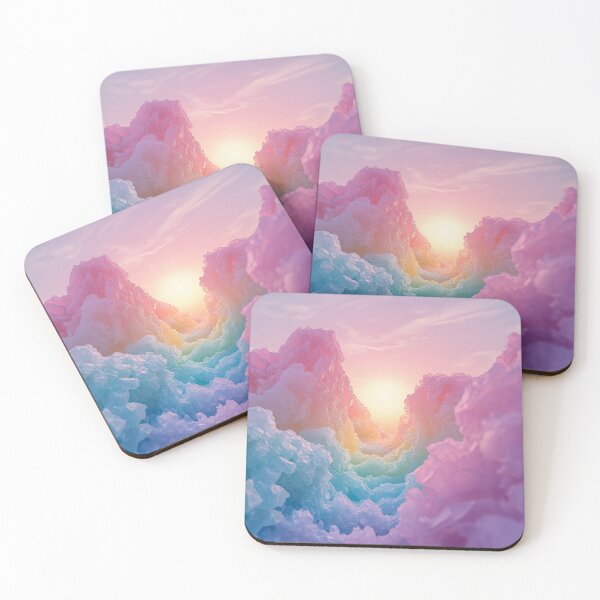 Item preview, Pastel Crystal Canyon Sunrise designed and sold by UrbanCanvas-Co.