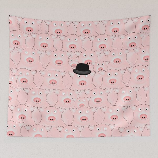 Item preview, Pig in a Hat designed and sold by ljdizigns.