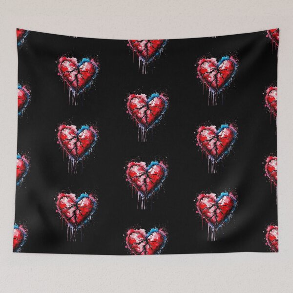 Item preview, Broken heart watercolor designed and sold by Grypis.