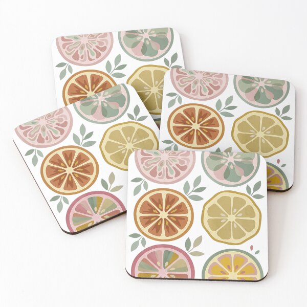 Item preview, Abstract Citrus, Fruit, Mexico, Modern Boho Art, Minimalist Colorfull poster designed and sold by PastelParasite.