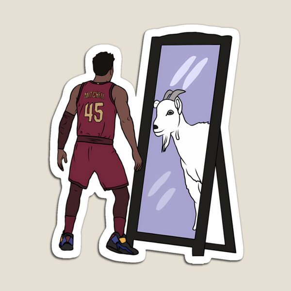 Item preview, Donovan Mitchell Mirror GOAT (Cleveland)  designed and sold by Rubysnaper77.
