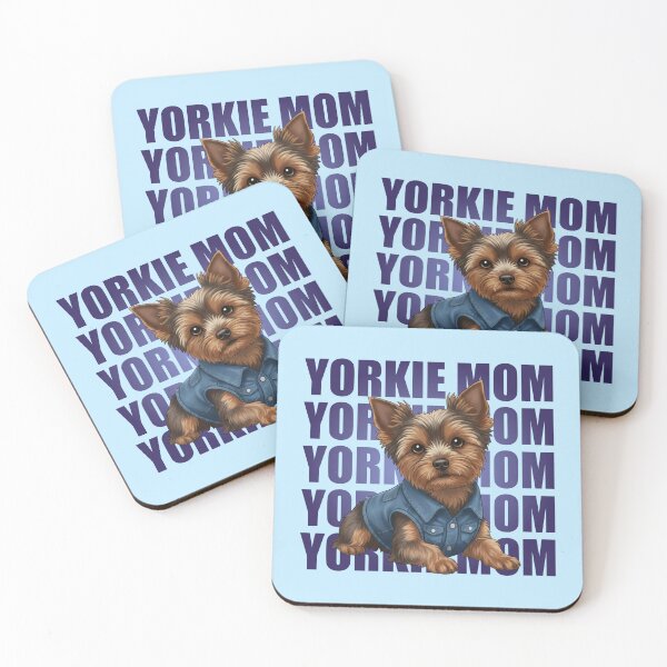 Item preview, Yorkie Mom Stylish Dog Art Illustration designed and sold by Lion-style.