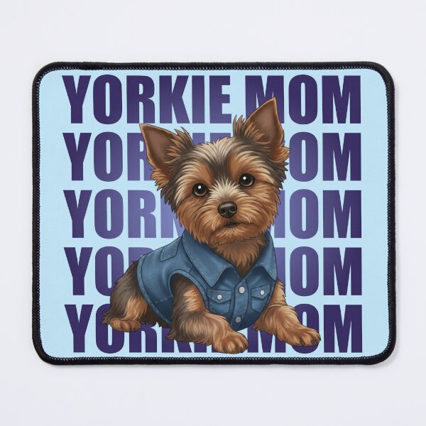 Item preview, Yorkie Mom Stylish Dog Art Illustration designed and sold by Lion-style.